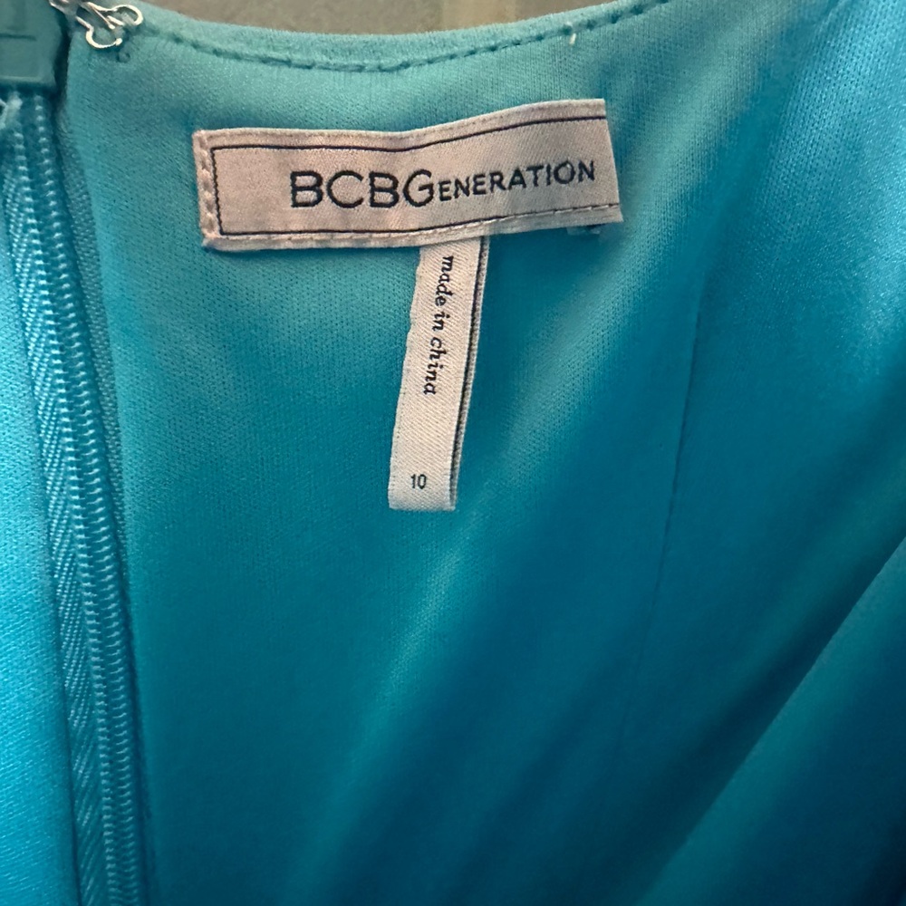 BCBGeneration Aqua Ruffle Mini Dress - Picture 5 of 6